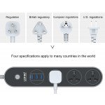 Wholesale Power Strip with 3 USB Port and 3 Outlet Socket Charging Station Surge Protector 10A and 5ft Cord